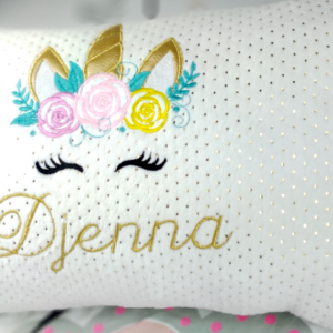 coussin licorne personnalisable
