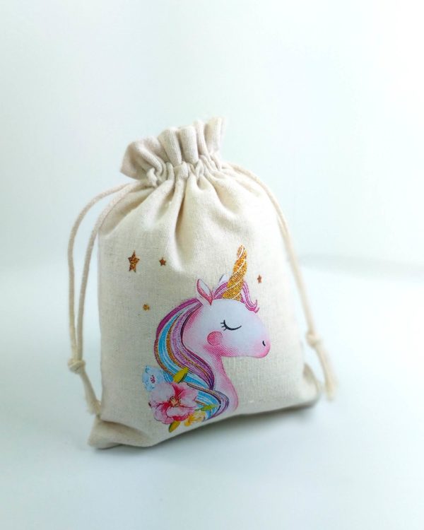 Pochon licorne personnalisé